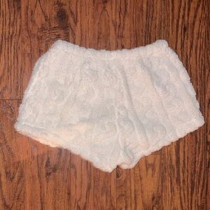 Cozy White Women's Shorts